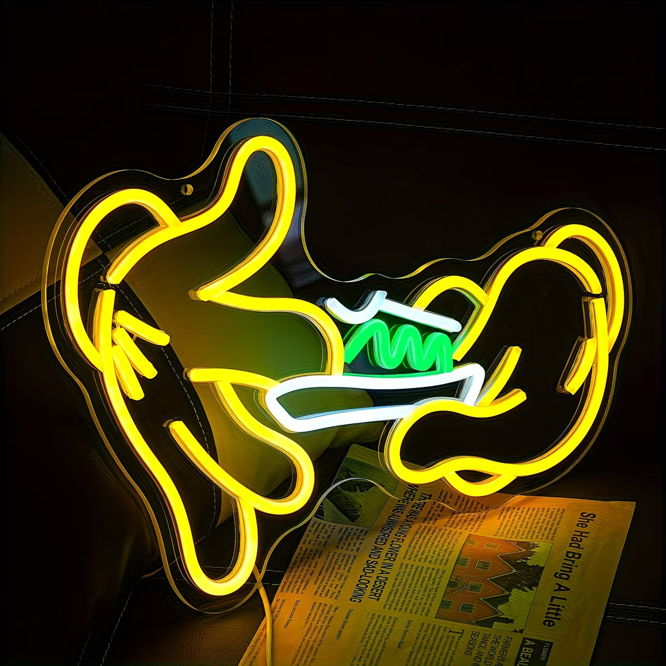 roll up neon sign